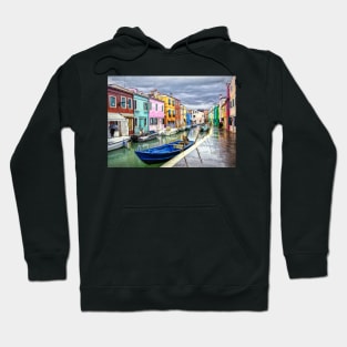 Burano in the rain Hoodie